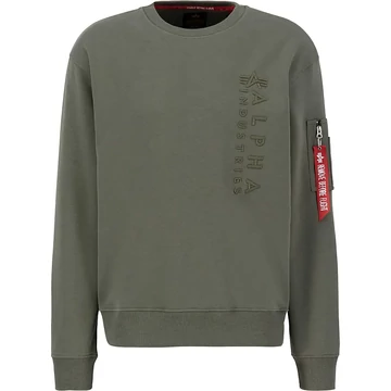 Embroidery Sweater - dark olive