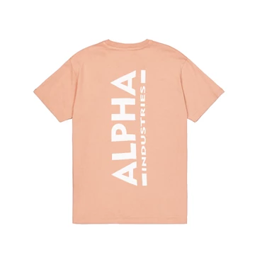 Backprint T - dusty coral