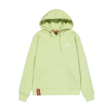 Basic Hoodie Small Logo - arctic lime