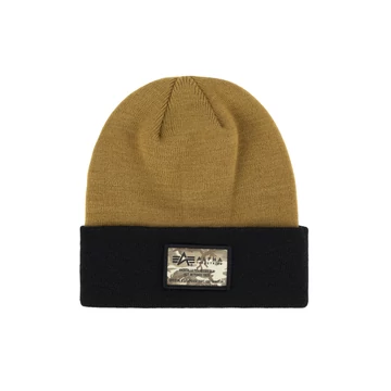Crew C Label Beanie - khaki