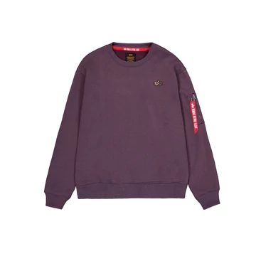 3D Small Logo Sweater - plum
