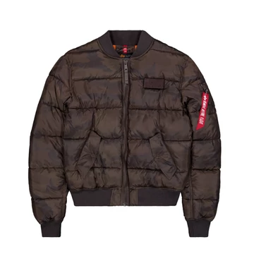 MA-1 Puffer Bomber Camo - dark olive camo