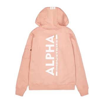 Back Print Hoodie - dusty coral