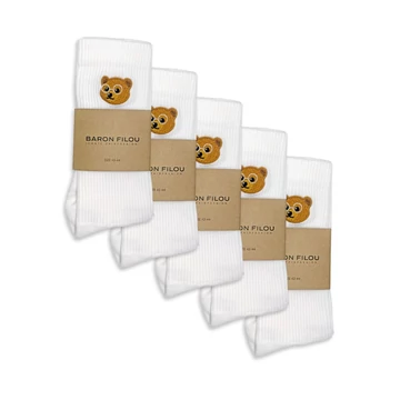 Baron-Filou-Socks-5-pack-white