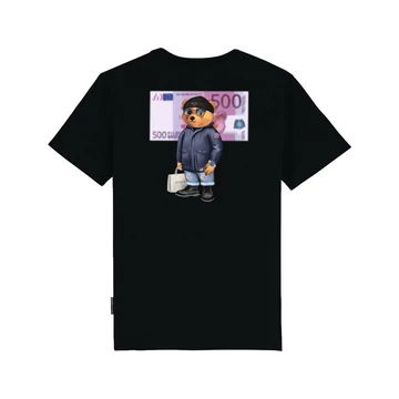 FW24 Organic Backprint T-Shirt, Filou LXXXIX. Euro - Black
