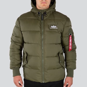 Hooded Puffer Alpha FD - dark green