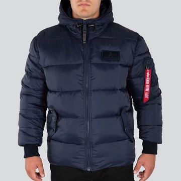 Hooded Puffer Alpha FD - replica blue