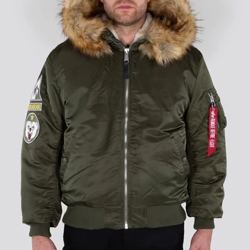 MA-1 Hooded Arctic - dark olive