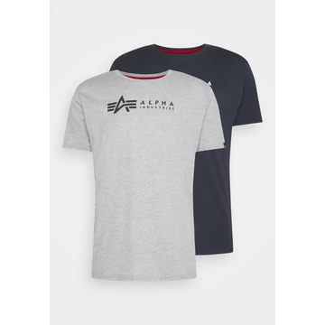 Alpha Label T 2 Pak - greyheather/replica blue