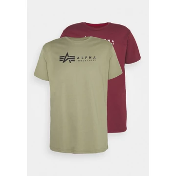 Alpha Label T 2 Pak - olive/burgundy
