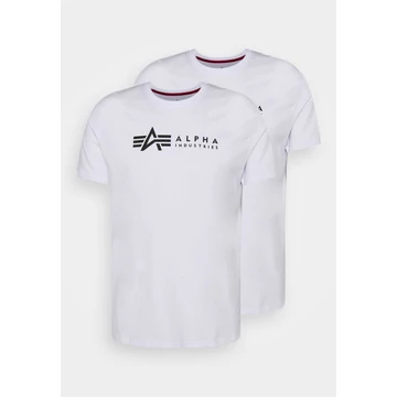 Alpha Label T 2 Pak - white