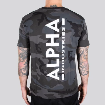 Backprint T Camo - black camo