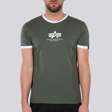Basic T Contrast ML - dark olive
