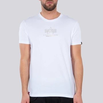 Basic T ML Foil Print - white