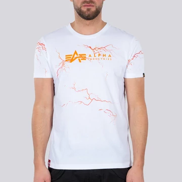 Lightning AOP T - white/orange