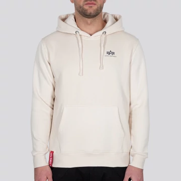 Basic Hoody Small Logo - jet stream white