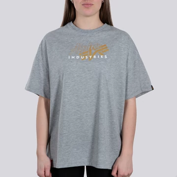 Gold Logo OS T Woman - greyheather