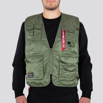 Utility Vest - sage green