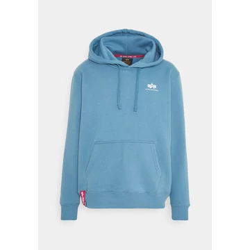 Basic Hoody Small Logo - airforce blue