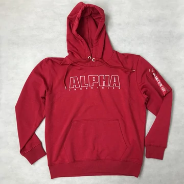 Embroidery Hoody - rbf red