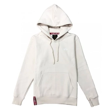 Basic Hoody Small Logo - jet stream white/white