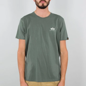 Basic T Small Logo - vintage green