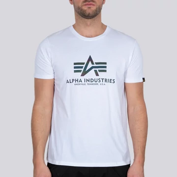 Basic T Rainbow Reflective - white