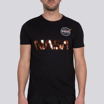NASA Reflective T - black/copper