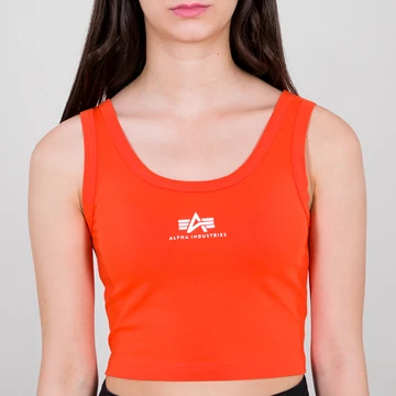 Basic Crop-Tank SL Woman - atomic red