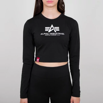 Basic Cropped LS - black