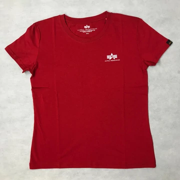 Basic T Small Logo Woman - speed red