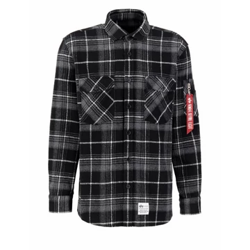 Flannel Shirt - black/grey