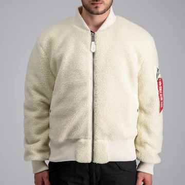 MA-1 Teddy - off white