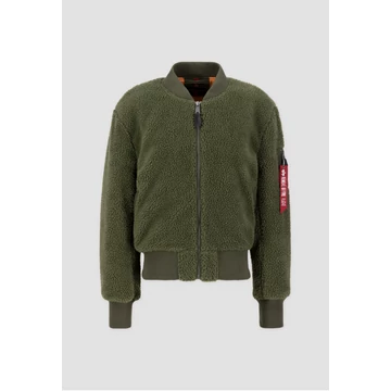 MA-1 Teddy - sage green