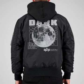 MA-1 VF Hood Dark Side - black/reflective