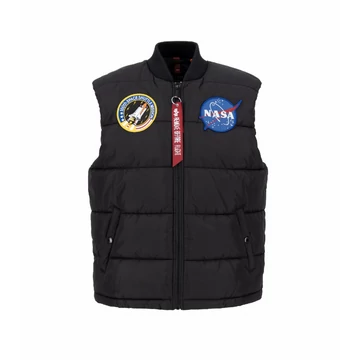 Puffer Vest NASA - black