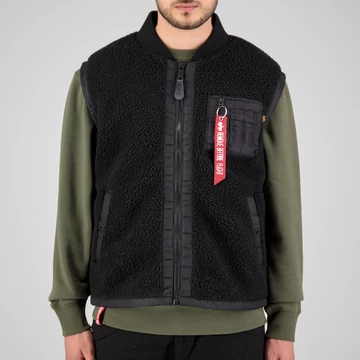 Teddy Vest - black