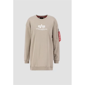 Basic Long Sweater OS Woman - vintage sand