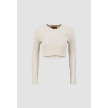 X-Fit Rib LS C Woman - vintage white