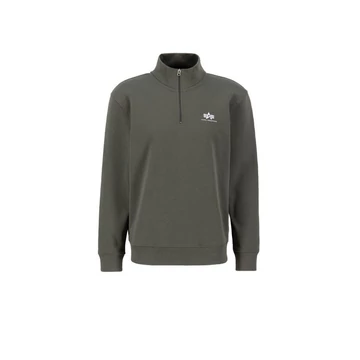 Half Zip Sweater SL - charcoal heather/white