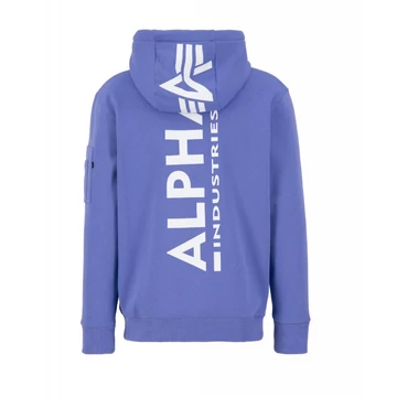 Back Print Hoody - electric violet