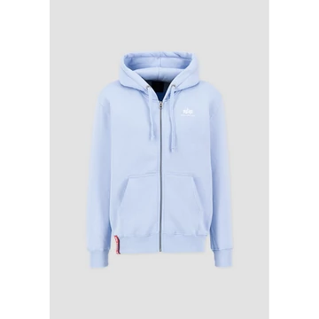 Basic Zip Hoody SL - light blue