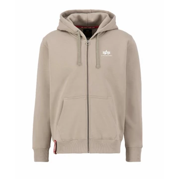 Basic Zip Hoody SL - vintage sand