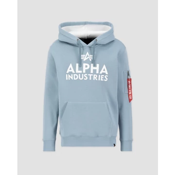 Foam Print Hoody - greyblue