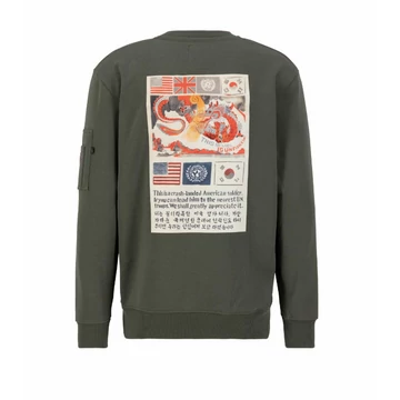 USN Blood Chit Sweater - dark olive