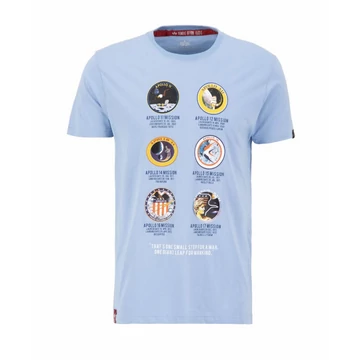 Apollo Mission T-Shirt - light blue