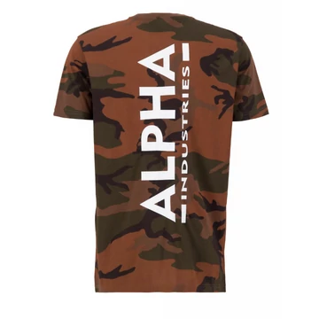 Backprint T Camo - burned camo