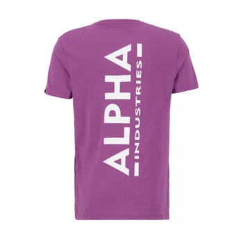 Backprint T - dark magenta