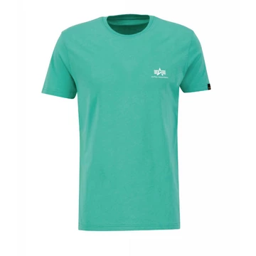 Basic T Small Logo - atomic green