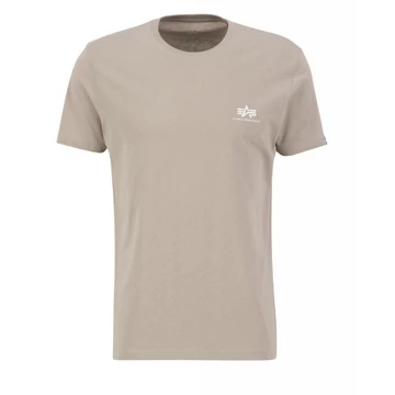 Basic T Small Logo - vintage sand